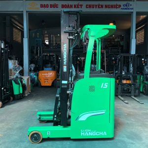 Xe nâng điện Reach Truck đứng lái 1.5 tấn