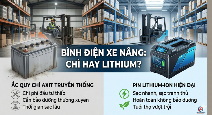 bình điện xe nâng